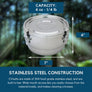 CVault 2-Litre (3 to 4 Ounces | 1/4 Pound | 113 grams) Herbal-Tobacco Storage Container