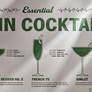 Essential Gin Cocktails Print by 33 Books Co.