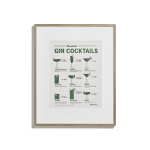 Essential Gin Cocktails Print by 33 Books Co.