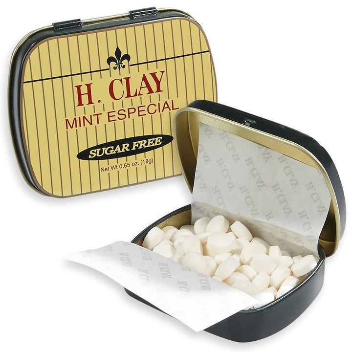 H. Clay Mint Especial (Sugar Free) tin of ~80 (18g)