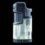 JetLine Mr Fat Boy Triple Cigar Lighter with Cigar Rest (Clear)
