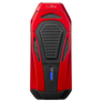 Colibri - Boss Triple-Jet Lighter with Double-guillotine cigar cutter (Red-Black)