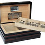 BastionBloc - Ebony Bloc Style desktop humidor (~120 count)