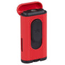 Xikar® Hedron Soft + Jet Flame Cigar Lighter (red-black)
