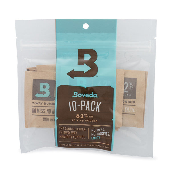 Boveda 62% (SIZE 8) 2-Way Humidity Control Pack (10-pack)