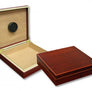 The Chateau small desktop humidor in Cherry wood finish (~20 count)