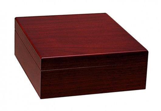 The Chalet desktop humidor in Cherry wood finish (~25-50 count)