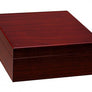 The Chalet desktop humidor in Cherry wood finish (~25-50 count)
