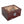 Chalet Glass Top II desktop humidor with Storage drawers in Cherry wood finish (~25-50 count)