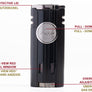 Xikar - HP4 Matte Black quad-flame cigar lighter