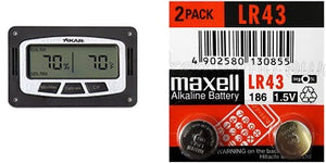 XIKAR - *old style* 833XI replacement LR43 battery Twin-pack