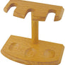 Wooden Pipe Stand - Holds 3 (Oak)