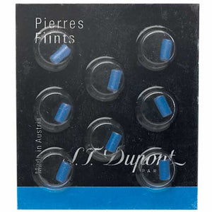 S.T. Dupont Blue Lighter Flints (x8)