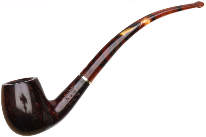Savinelli Clark's Favourite Smooth (6mm) Bent Billiard tobacco pipe