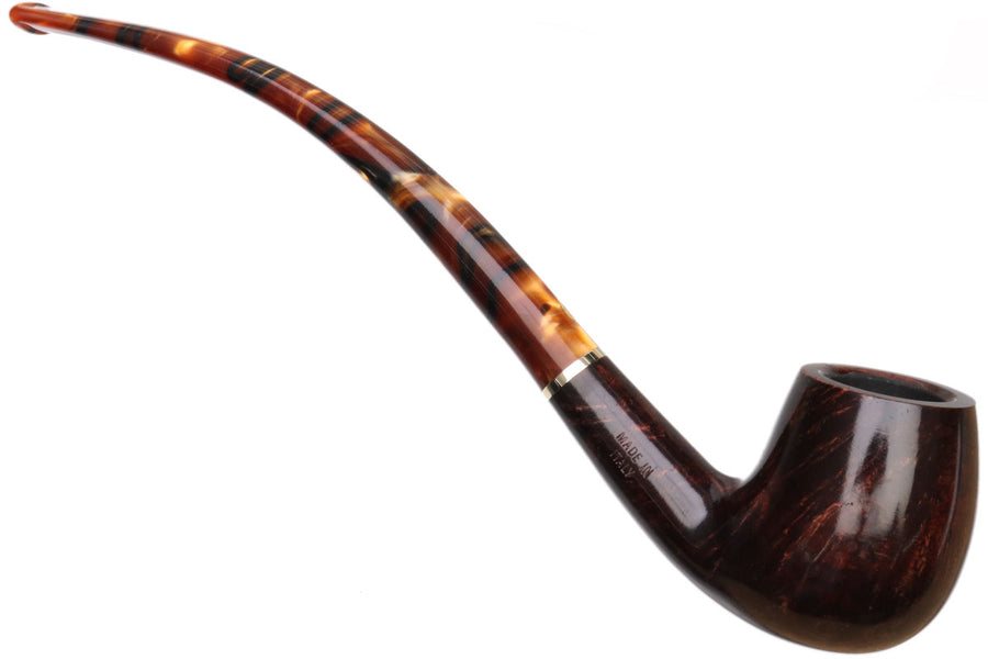 Savinelli Clark's Favourite Smooth (6mm) Bent Billiard tobacco pipe