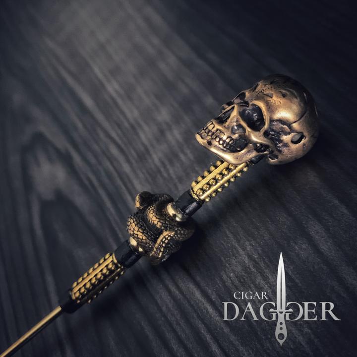 Cigar Dagger - Slither Antique Gold