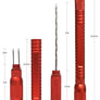 Spartan 4-in-1 Cigar Draw Tool (Red)