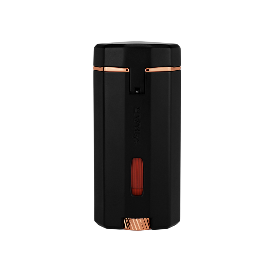 Xikar - Meridian Soft Flame cigar lighter (black & rose gold)