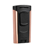 Xikar® Astral Single-Jet Torch Cigar Lighter (Black-Rose Gold)