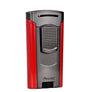 Xikar® Astral Single-Jet Torch Cigar Lighter (Gunmetal-Red)