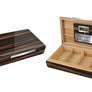 The Vanderbilt- Lacquered Ebony Wood Desktop Humidor w/Dividers (~120 count)