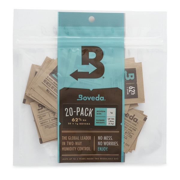 Boveda 62% RH (SIZE 1) 2-Way Humidity Control Pack (20-pack)
