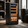 BX-108 Electronic Touchscreen Humidor Cabinet (96L)