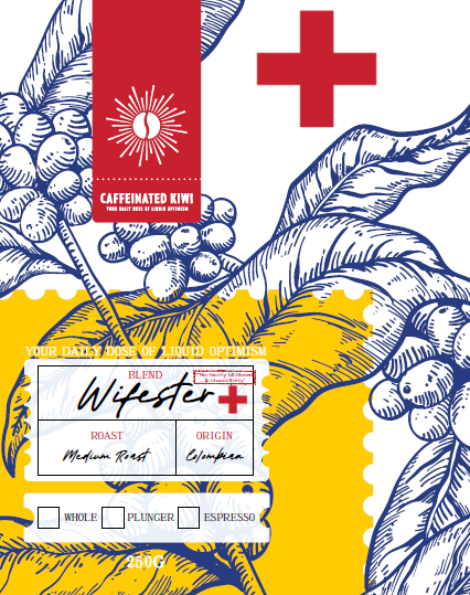 CAFFEINATED.kiwi - Wifester Plus Coffee (250g)