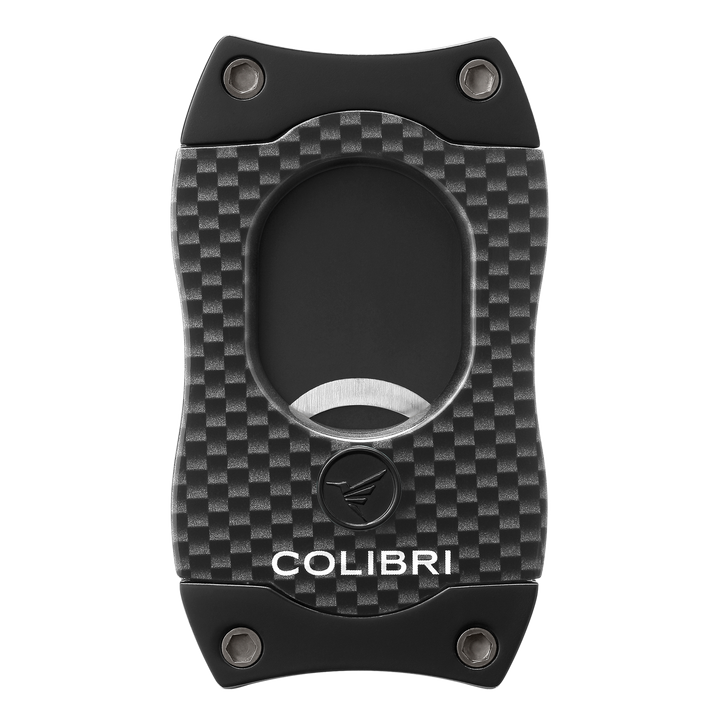 Colibri - S-Cut [Carbon Fibre look] Cigar Cutter (Black)