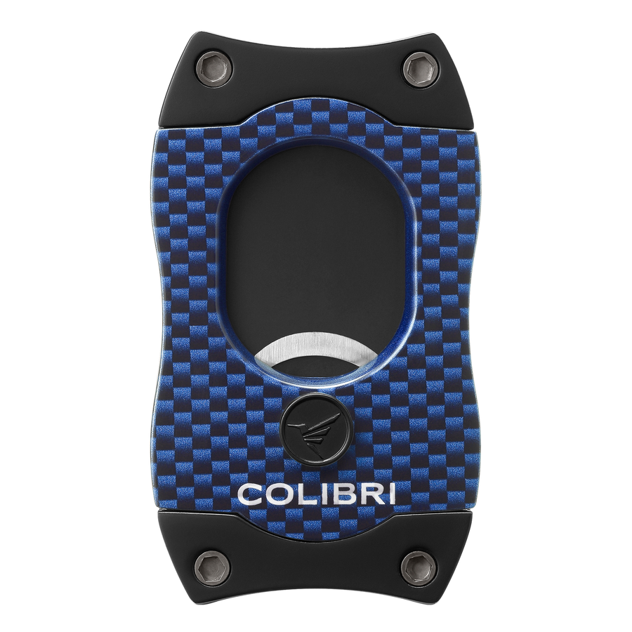 Colibri - S-Cut [Carbon Fibre look] Cigar Cutter (Red)