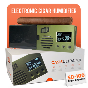 Cigar Oasis Ultra 4.0 | Small electronic humidification device (50-150 cigars)