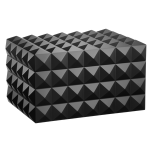 Colibri - Grand Quasar desktop humidor in Black (~175 cigar capacity)