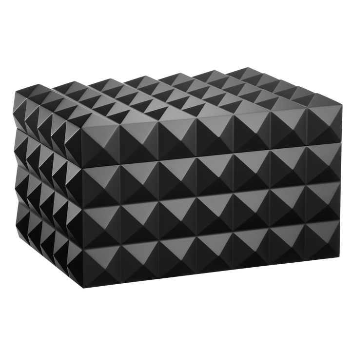 Colibri - Grand Quasar desktop humidor in Black (~175 cigar capacity)