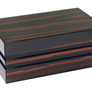 BastionBloc - Ebony Bloc Style desktop humidor (~120 count)