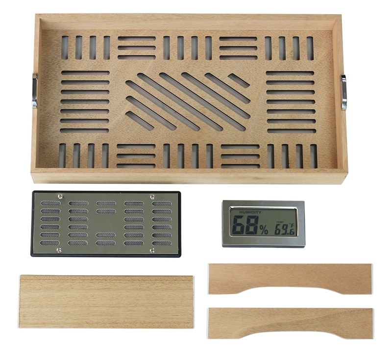 BastionBloc - Ebony Bloc Style desktop humidor (~120 count)