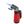 Palio Squadra Angled Triple-Jet Flame Cigar Lighter (Red)