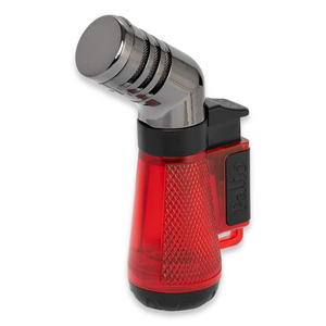 Palio Squadra Angled Triple-Jet Flame Cigar Lighter (Red)