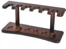 Rectangle Wooden Pipe Stand - Holds 6