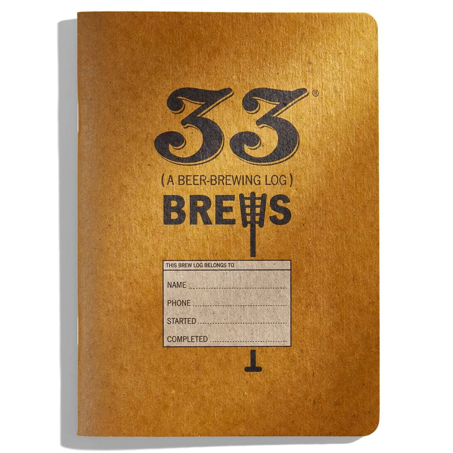 33 Brews - Homebrewing Log