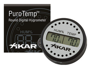 XIKAR PuroTemp™ Round Digital Hygrometer