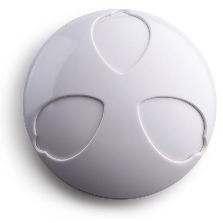 ASH-STAY White ashtray for the outdoors (3-cigar berths)