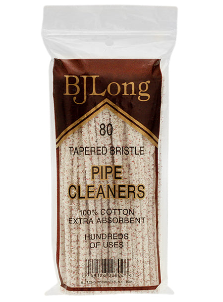 BJ Long Tapered Bristle Pipe Cleaners (pack of 80)