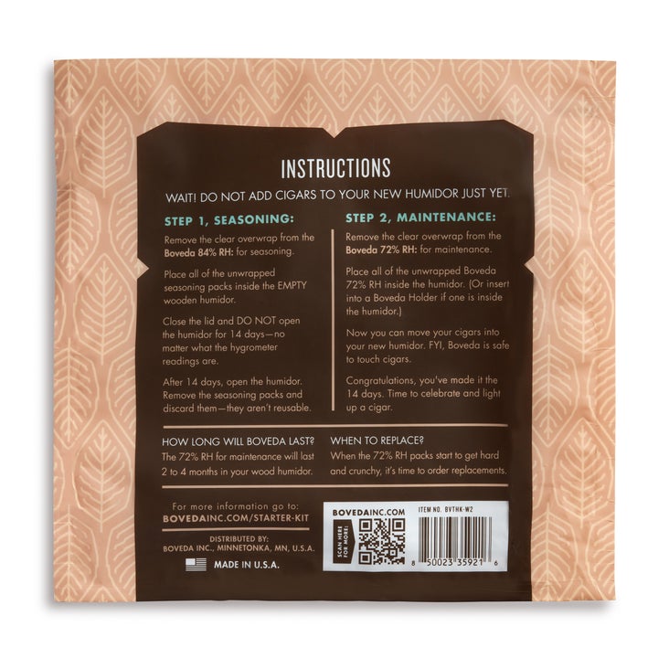 Boveda 50-count humidor starter kit