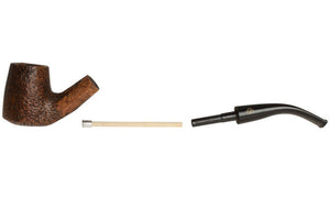 Brigham System Brown Sandblast Tobacco Pipe #84