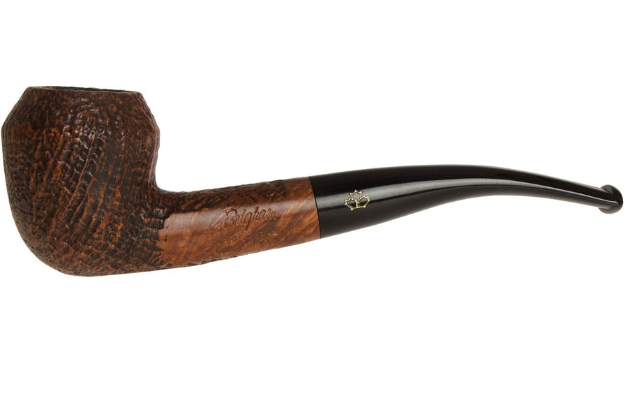 Brigham System Brown Sandblast Tobacco Pipe #26