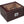Chalet Glass Top desktop humidor with Storage drawer in Cherry wood finish (~25-50 count)