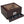 Chalet Glass Top desktop humidor with Storage drawer in Cherry wood finish (~25-50 count)