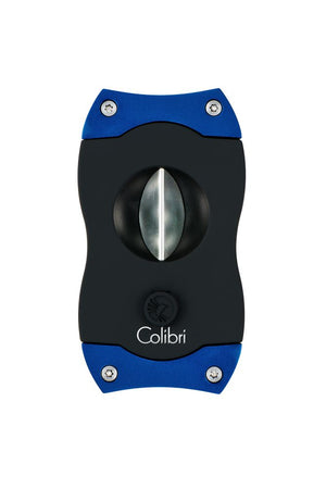 Colibri - V-Cut Cigar Cutter (Black-Blue)