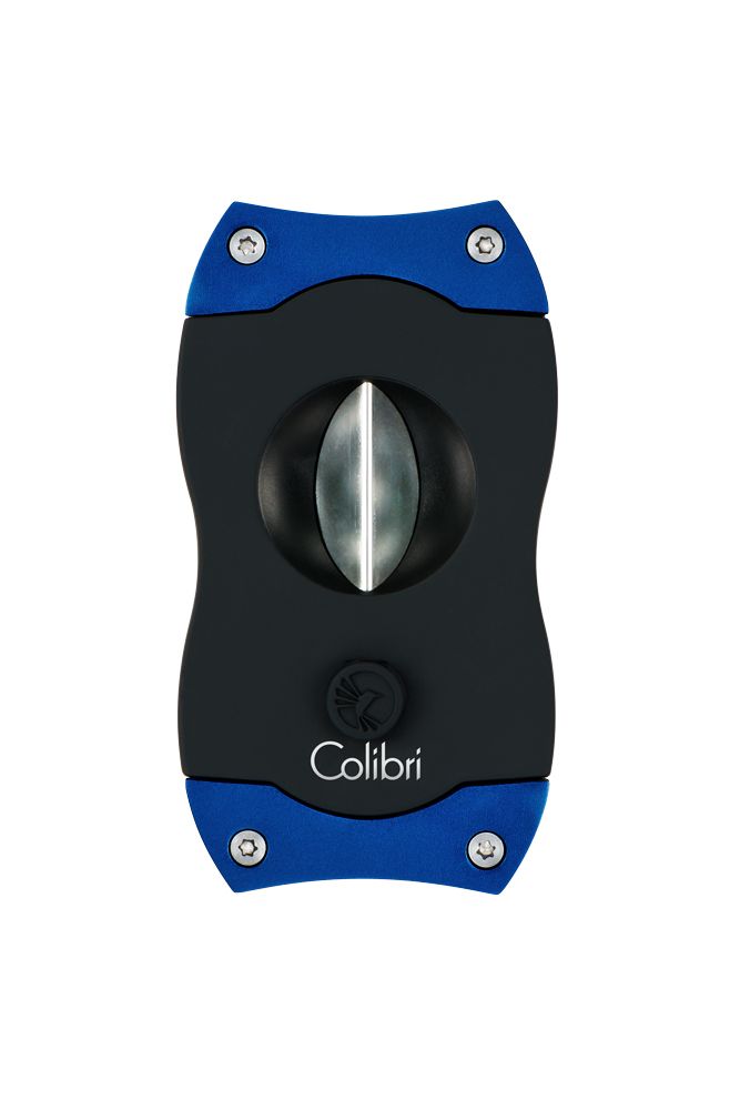 Colibri - V-Cut Cigar Cutter (Black-Blue)