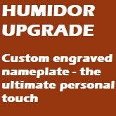 Custom Nameplate Upgrade (for 75-100 count humidors)